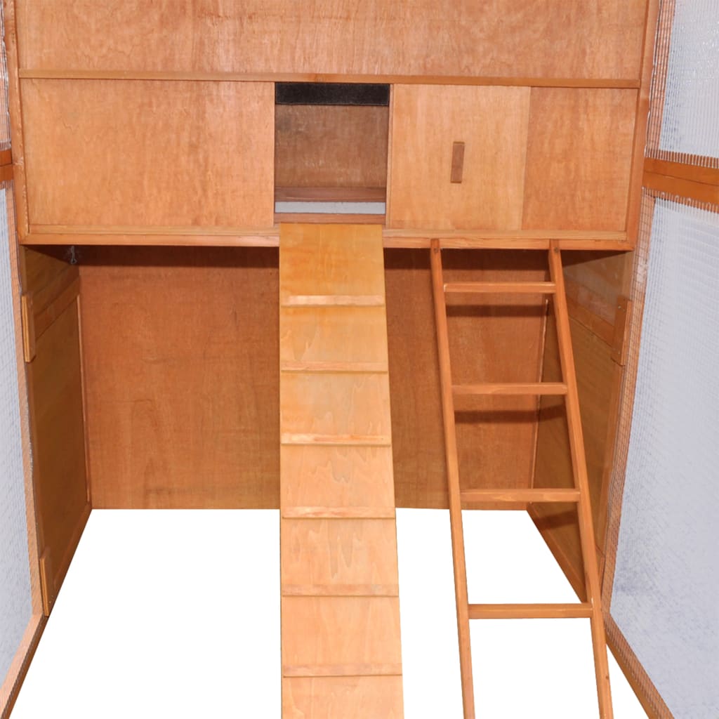 Kippenhok 295x163x170 cm hout - Afbeelding 7