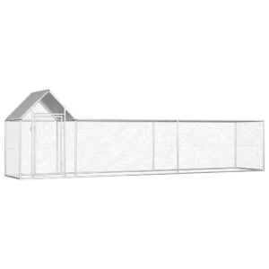 Kippenren 5x1x1,5 m gegalvaniseerd staal