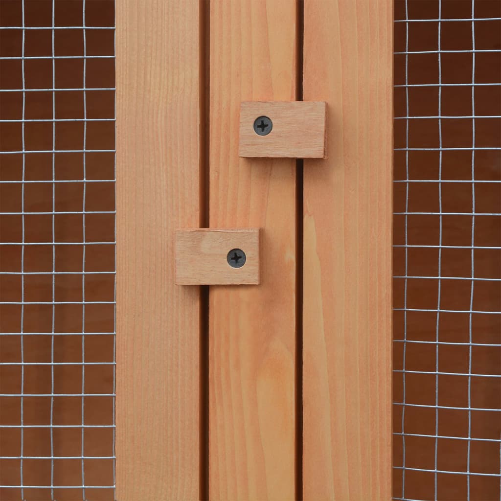 Dierenhok 6 kamers hout - Afbeelding 6