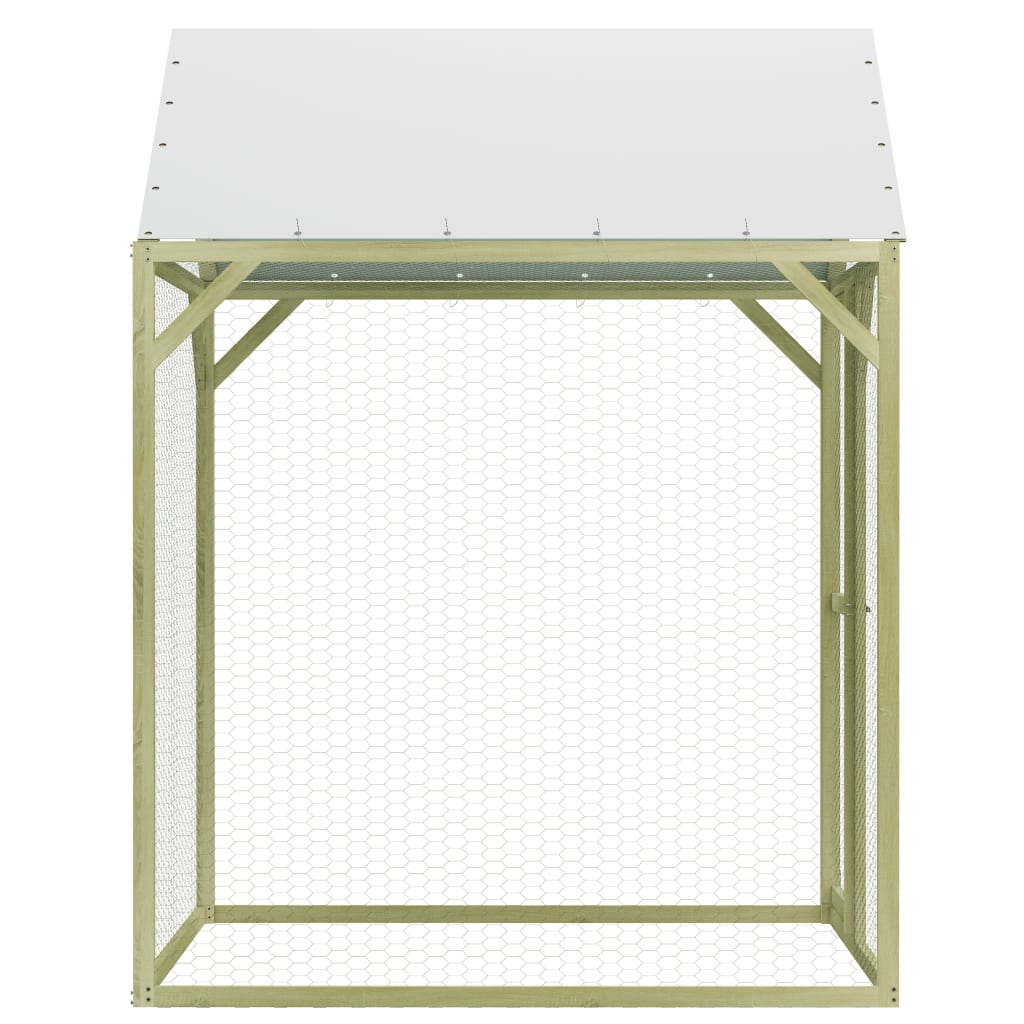 Kippenhok 1,5x1,5x2 m geïmpregneerd grenenhout - Afbeelding 3