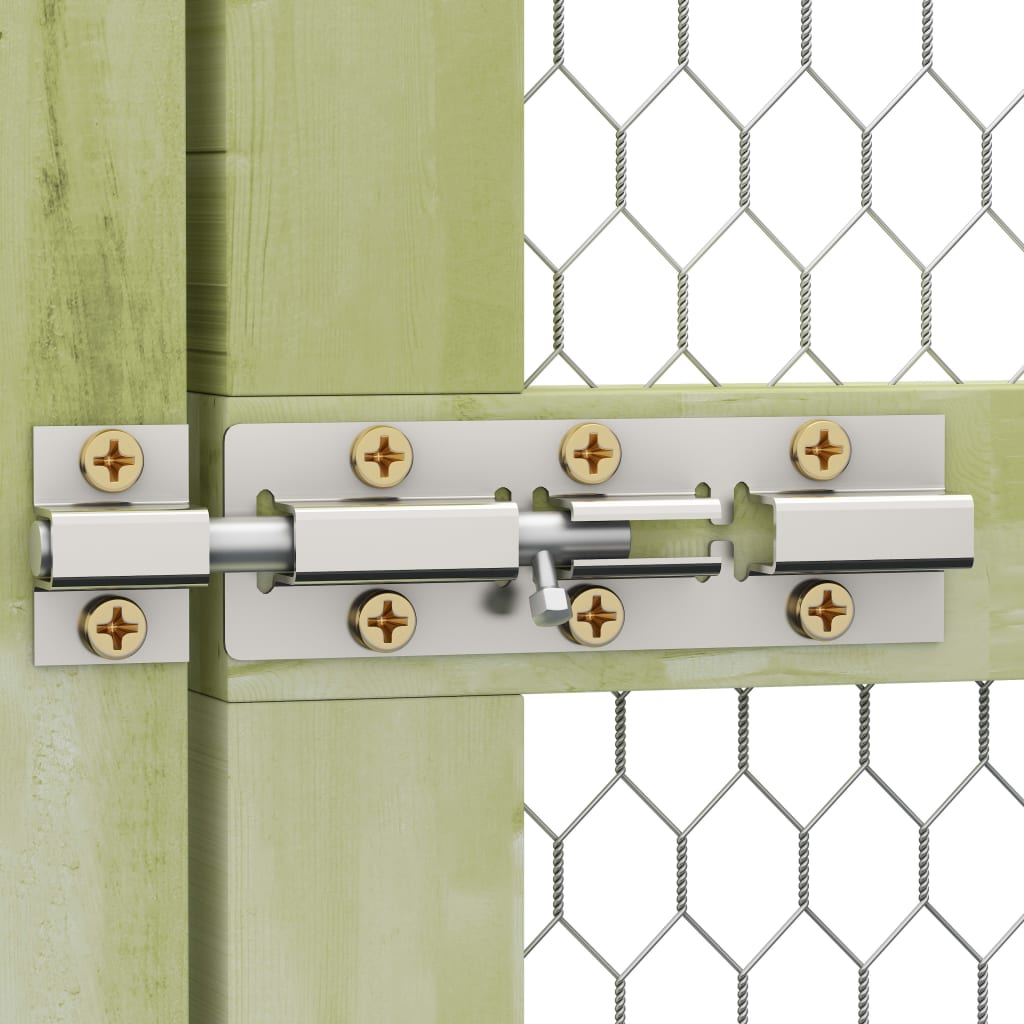 Kippenhok 4,5x1,5x2 m geïmpregneerd grenenhout - Afbeelding 6