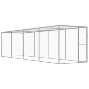 Kattenkooi 6x1,5x1,5 m gegalvaniseerd staal