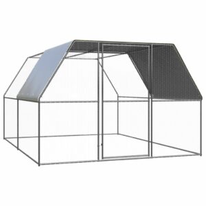 Kippenhok 3x4x2 m gegalvaniseerd staal