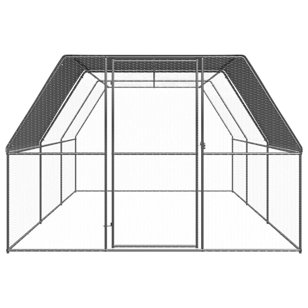 Kippenhok 3x6x2 m gegalvaniseerd staal - Afbeelding 2