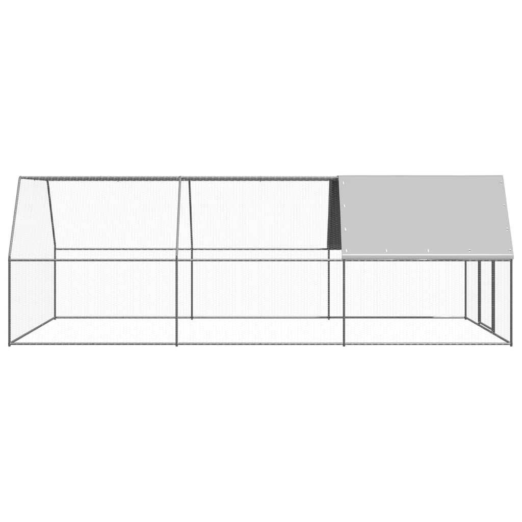 Kippenhok 3x6x2 m gegalvaniseerd staal - Afbeelding 3