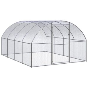 Kippenren 3x4x2 m gegalvaniseerd staal