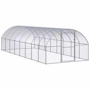 Kippenren 3x8x2 m gegalvaniseerd staal
