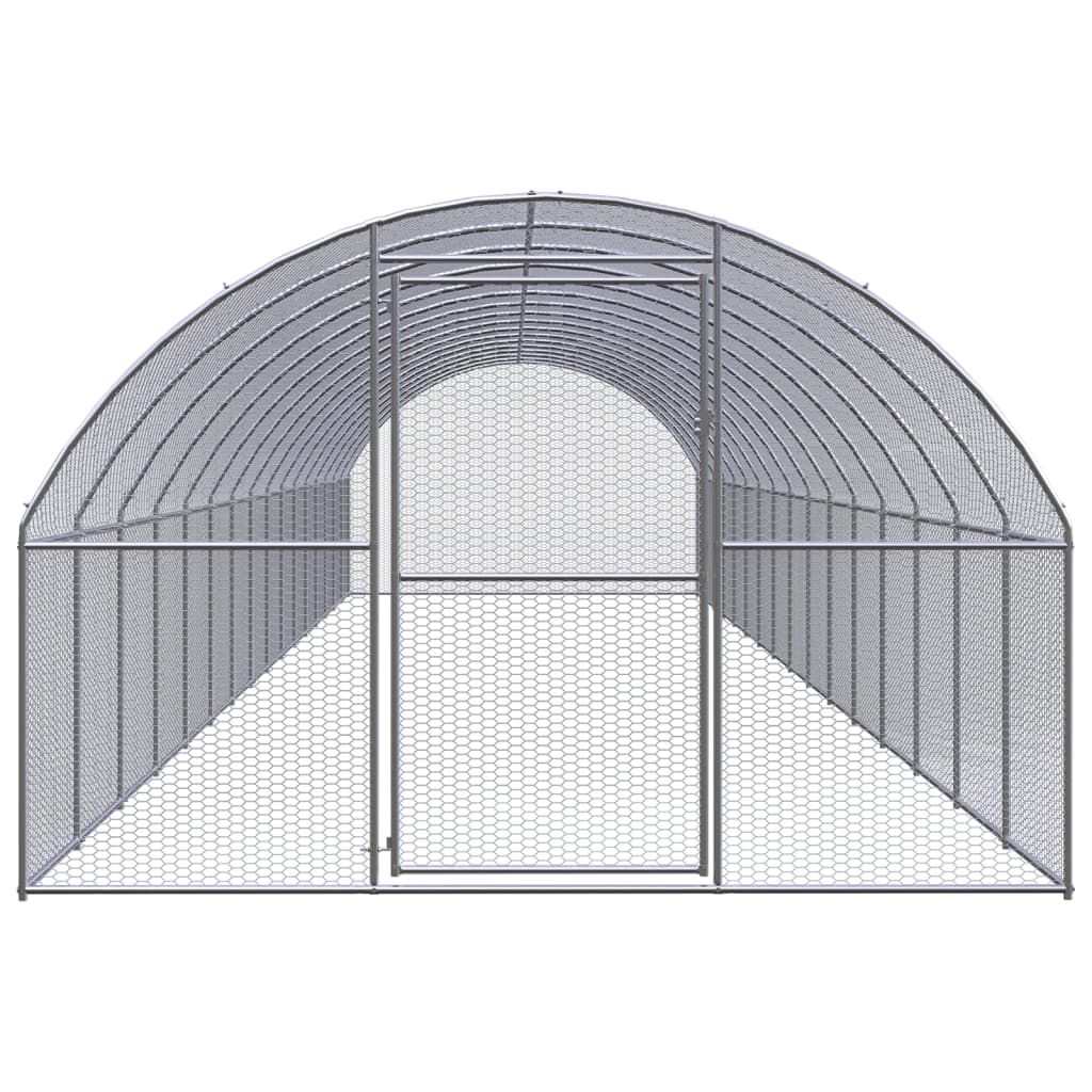 Kippenren 3x16x2 m gegalvaniseerd staal - Afbeelding 2