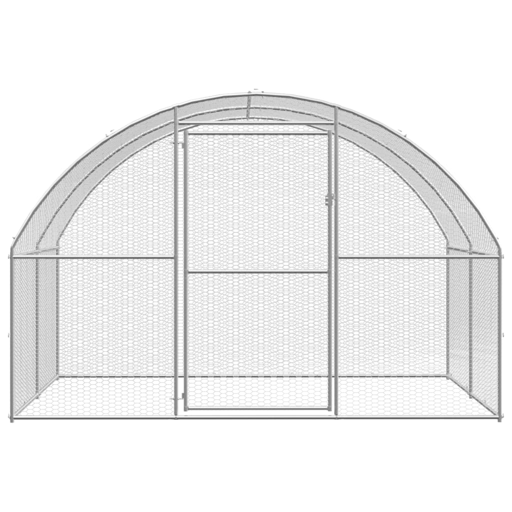 Kippenren 3x16x2 m gegalvaniseerd staal - Afbeelding 5
