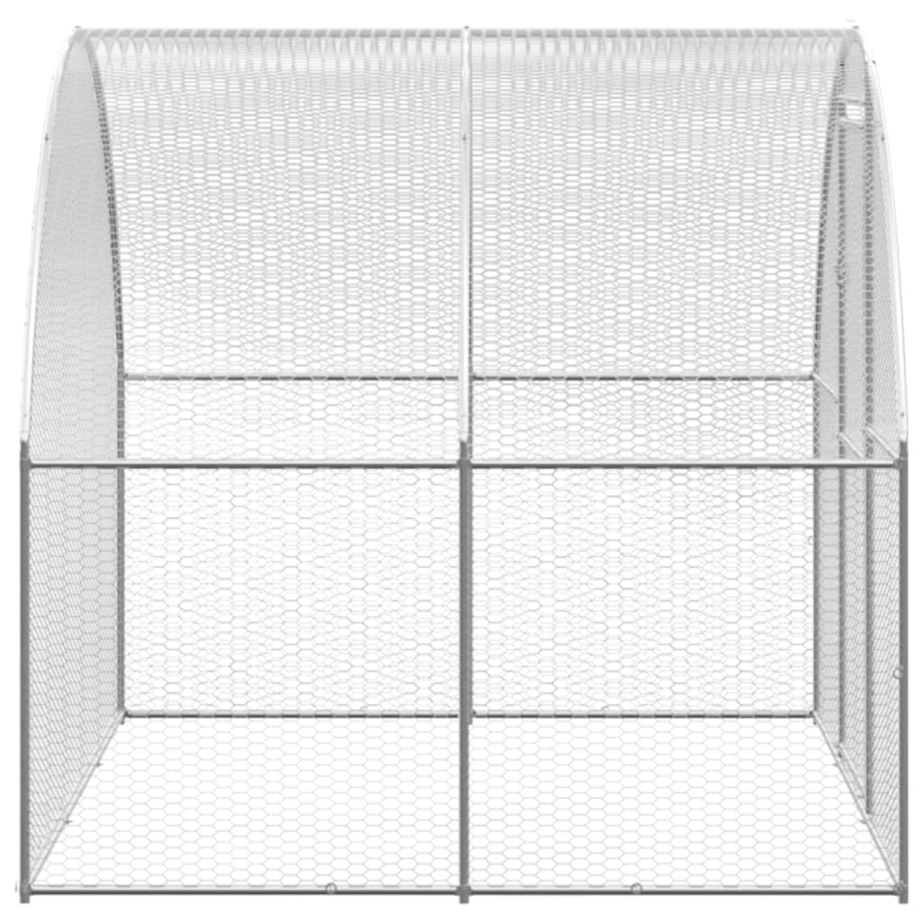 Kippenren 3x16x2 m gegalvaniseerd staal - Afbeelding 6