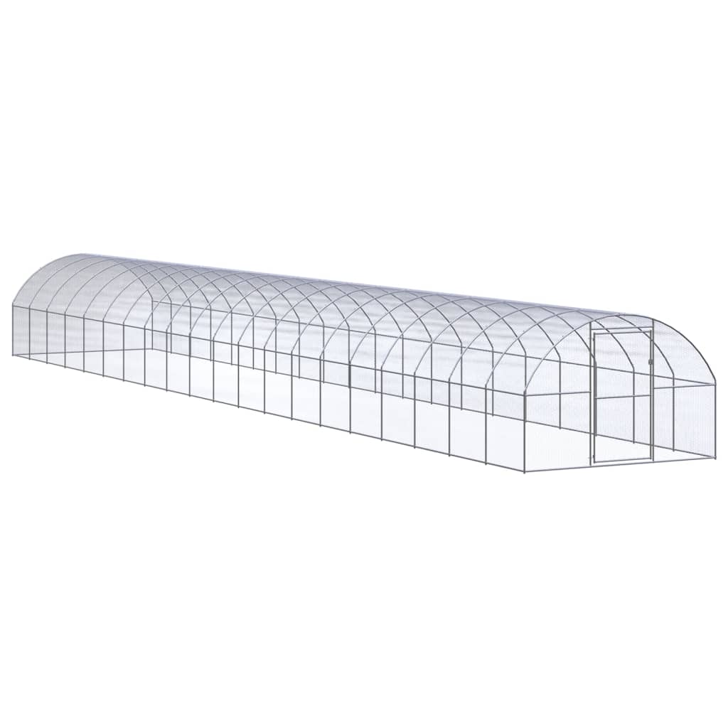 Kippenren 3x20x2 m gegalvaniseerd staal