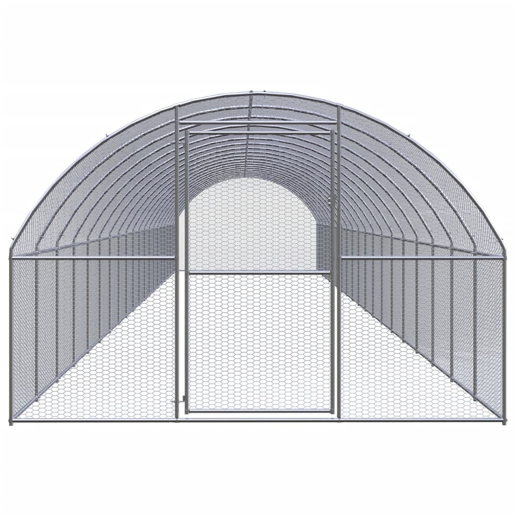 Kippenren 3x20x2 m gegalvaniseerd staal - Afbeelding 2
