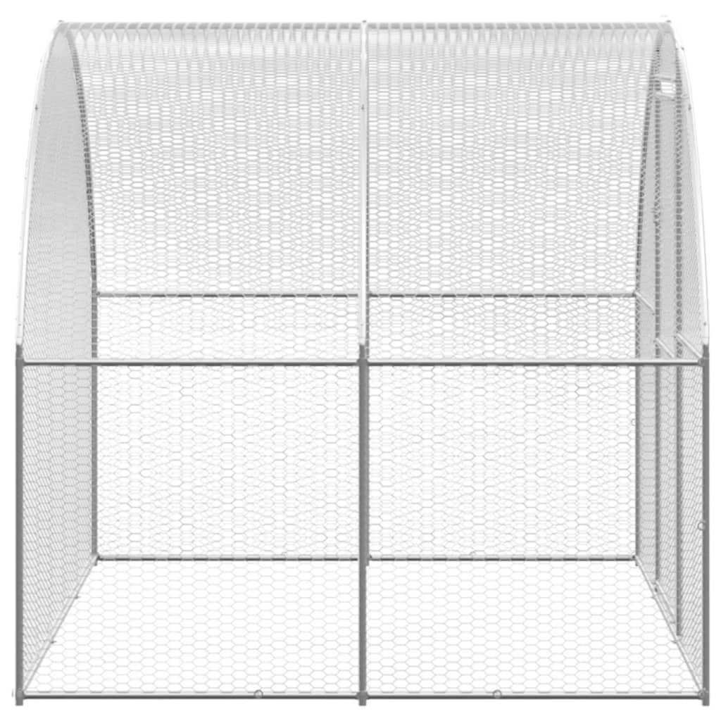 Kippenren 3x24x2 m gegalvaniseerd staal - Afbeelding 6