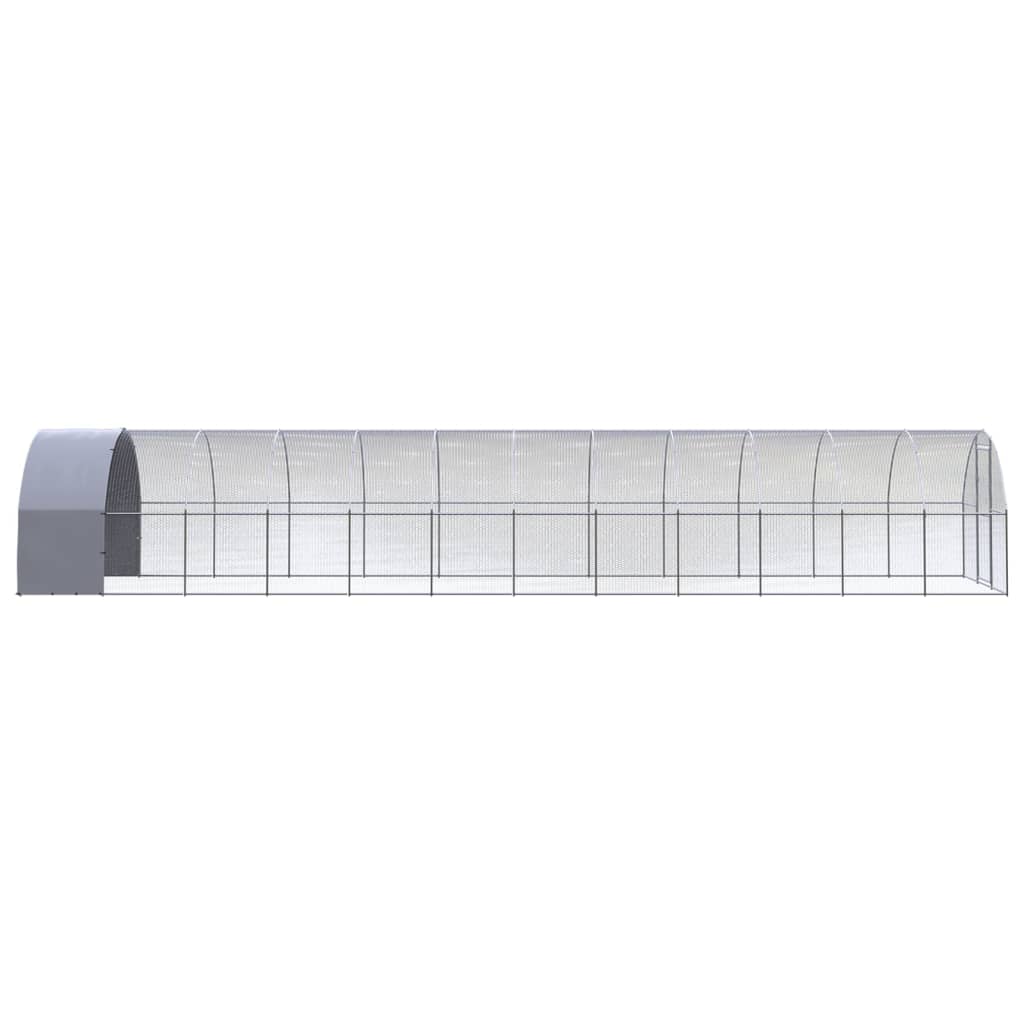 Kippenren 3x12x2 m gegalvaniseerd staal - Afbeelding 3