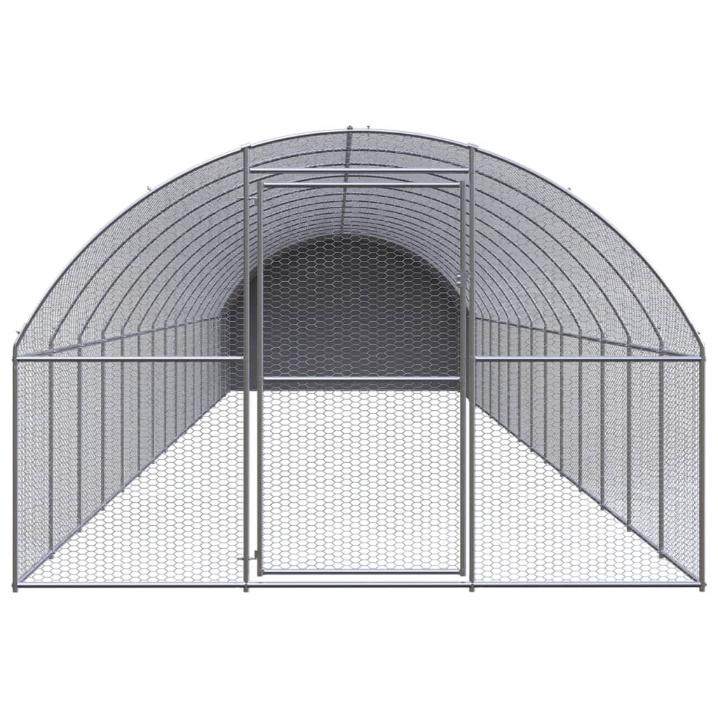 Kippenren 3x16x2 m gegalvaniseerd staal - Afbeelding 2