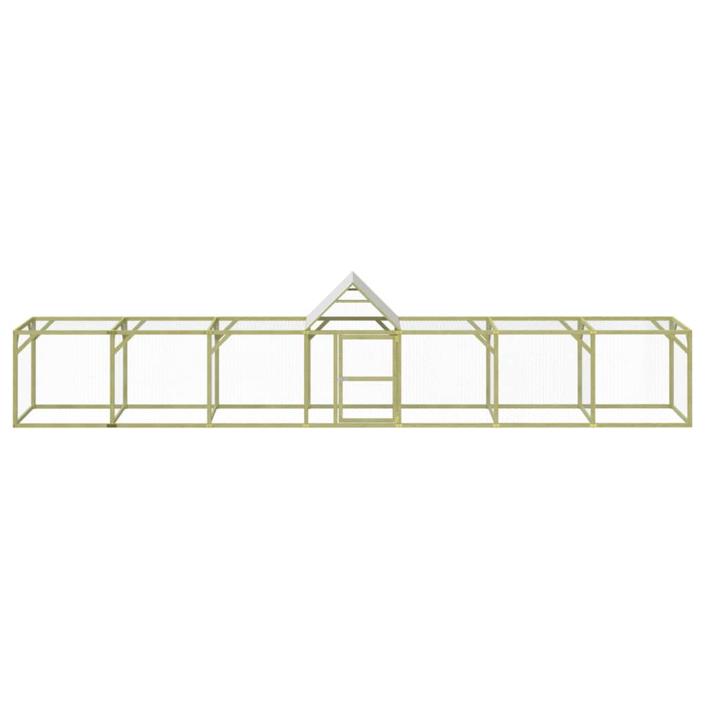 Kippenhok 700x100x150 cm geïmpregneerd massief grenenhout - Afbeelding 3