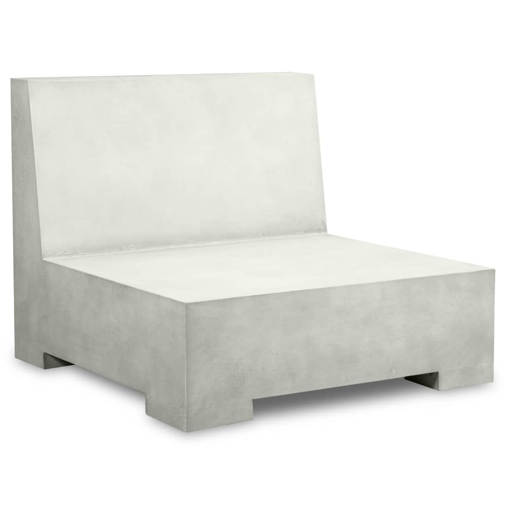 6-delige Loungeset met kussens beton grijs - Afbeelding 7