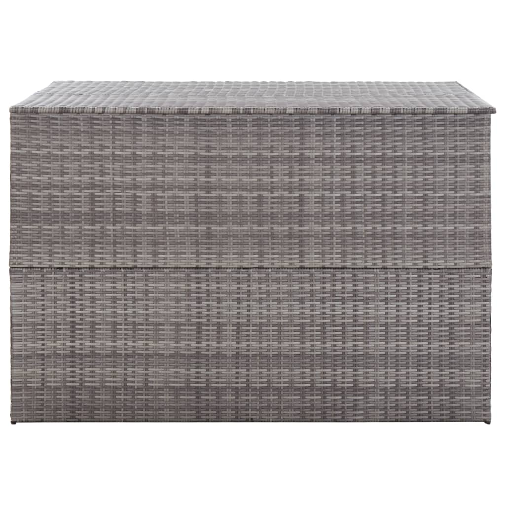 Tuinbox 150x100x100 cm poly rattan grijs - Afbeelding 2