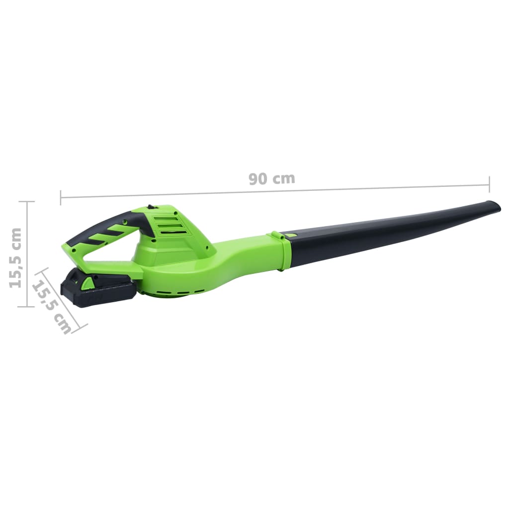 Accubladblazer met accu 20 V 1500 mAh Li-ion - Afbeelding 8