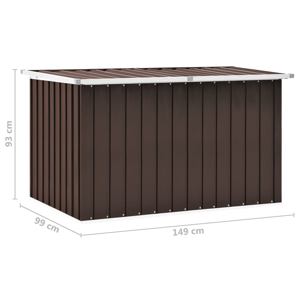 Tuinbox 149x99x93 cm bruin - Afbeelding 9