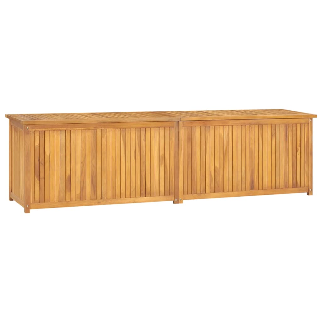 Tuinbox 200x50x55 cm massief teakhout - Afbeelding 2
