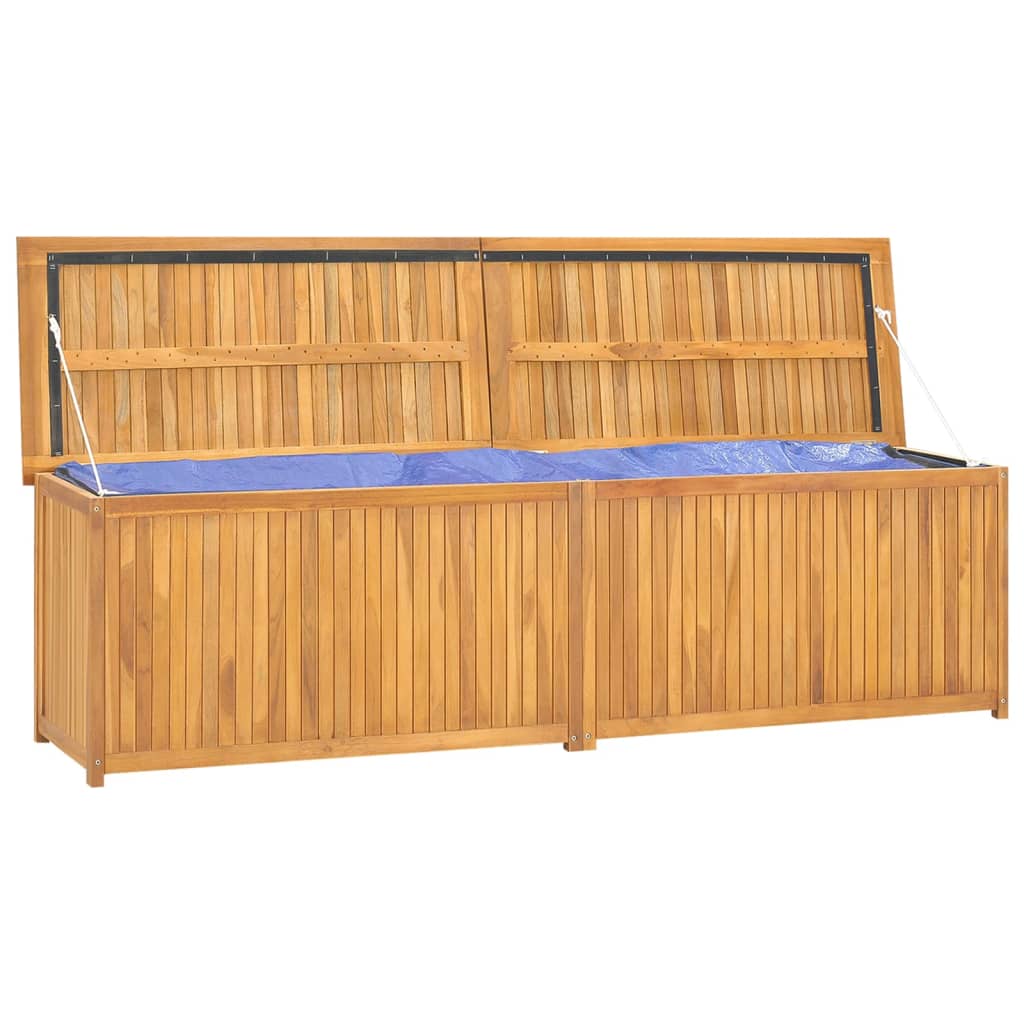 Tuinbox 200x50x55 cm massief teakhout - Afbeelding 5