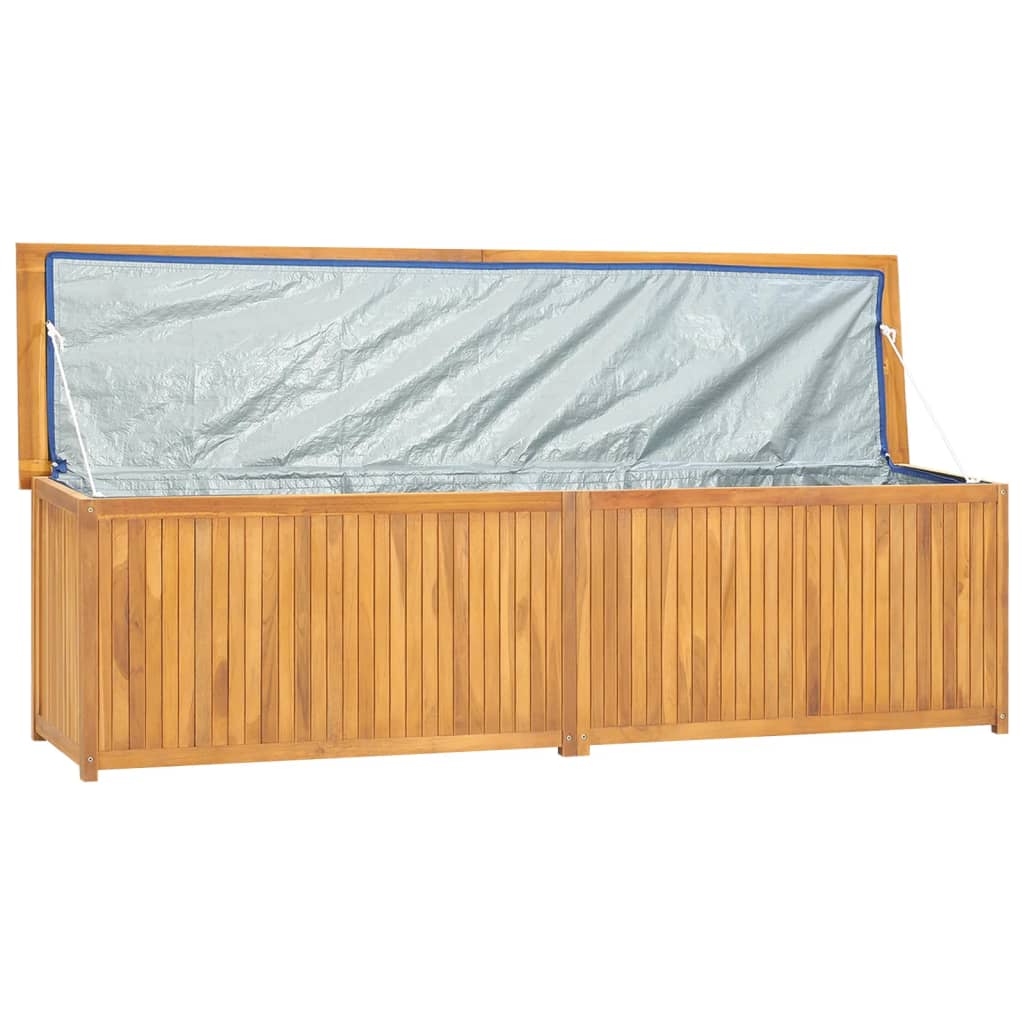 Tuinbox 200x50x55 cm massief teakhout - Afbeelding 6