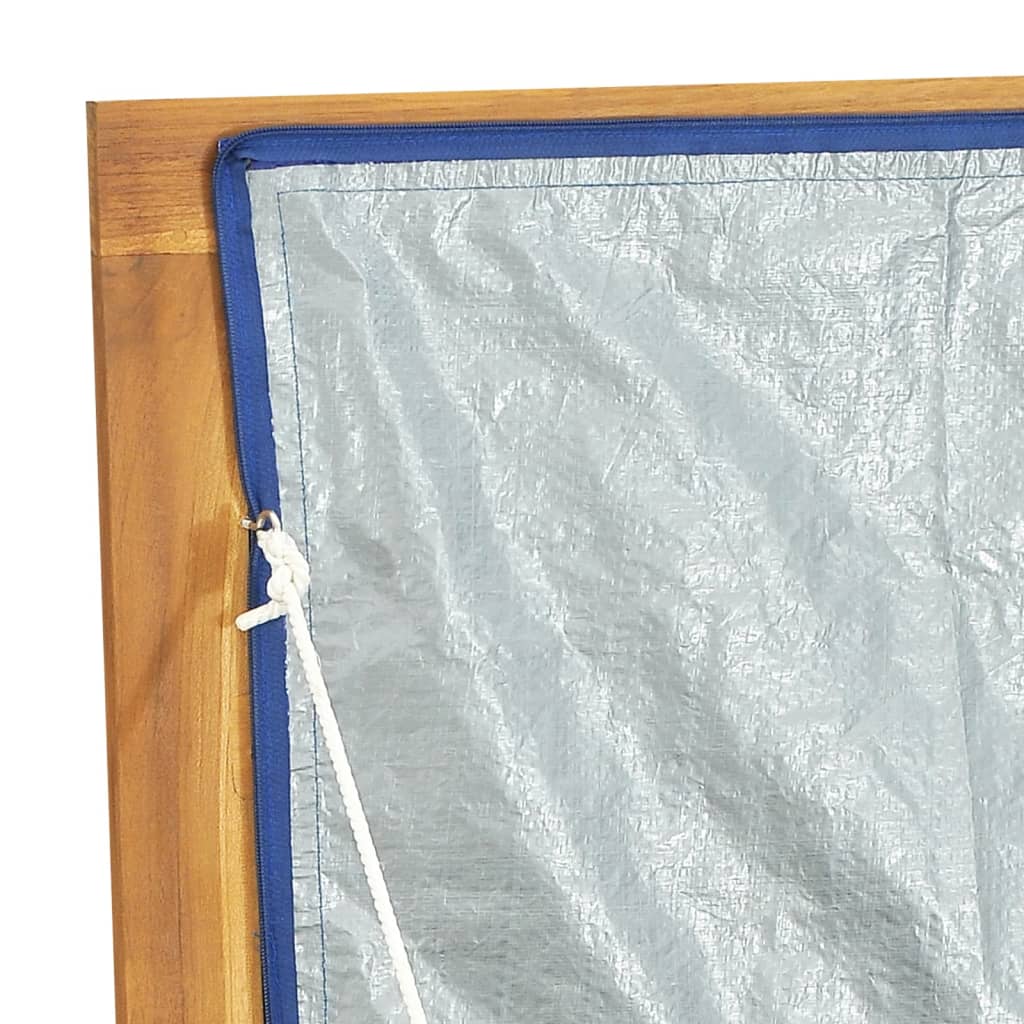 Tuinbox 200x50x55 cm massief teakhout - Afbeelding 8