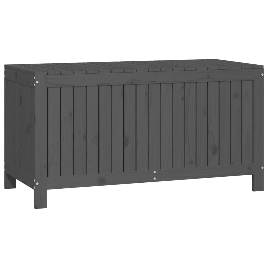 Tuinbox 121x55x64 cm massief grenenhout grijs - Afbeelding 5