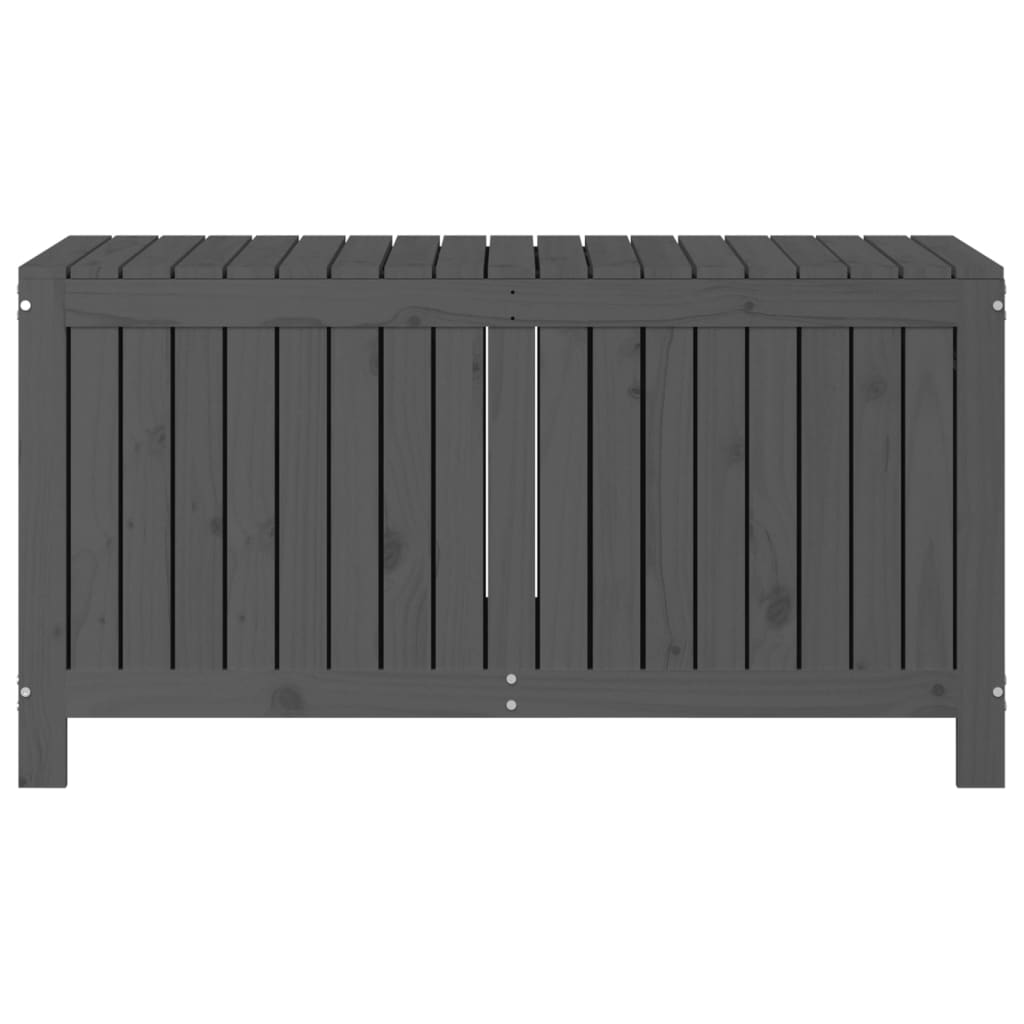 Tuinbox 121x55x64 cm massief grenenhout grijs - Afbeelding 6
