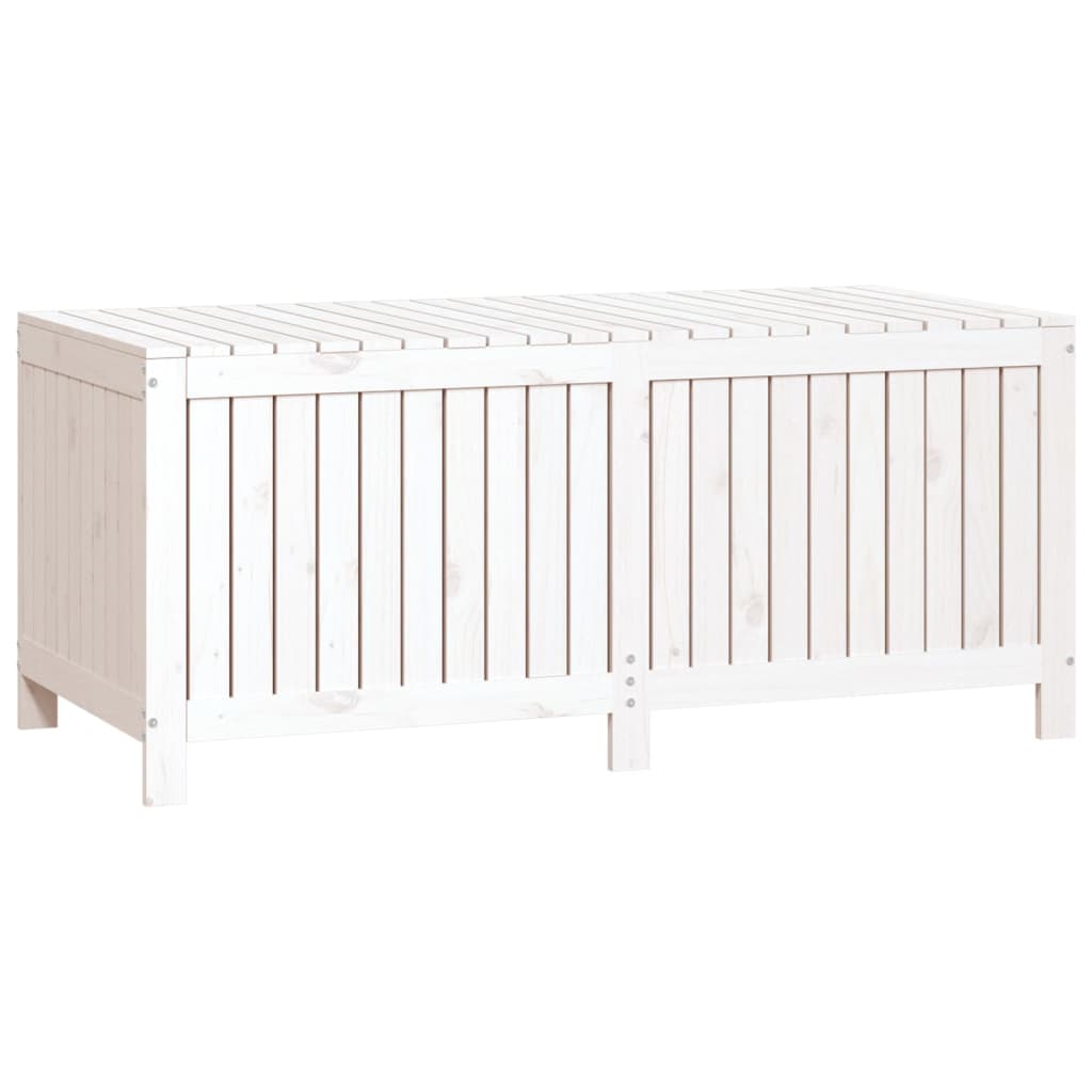 Tuinbox 147x68x64 cm massief grenenhout wit - Afbeelding 5