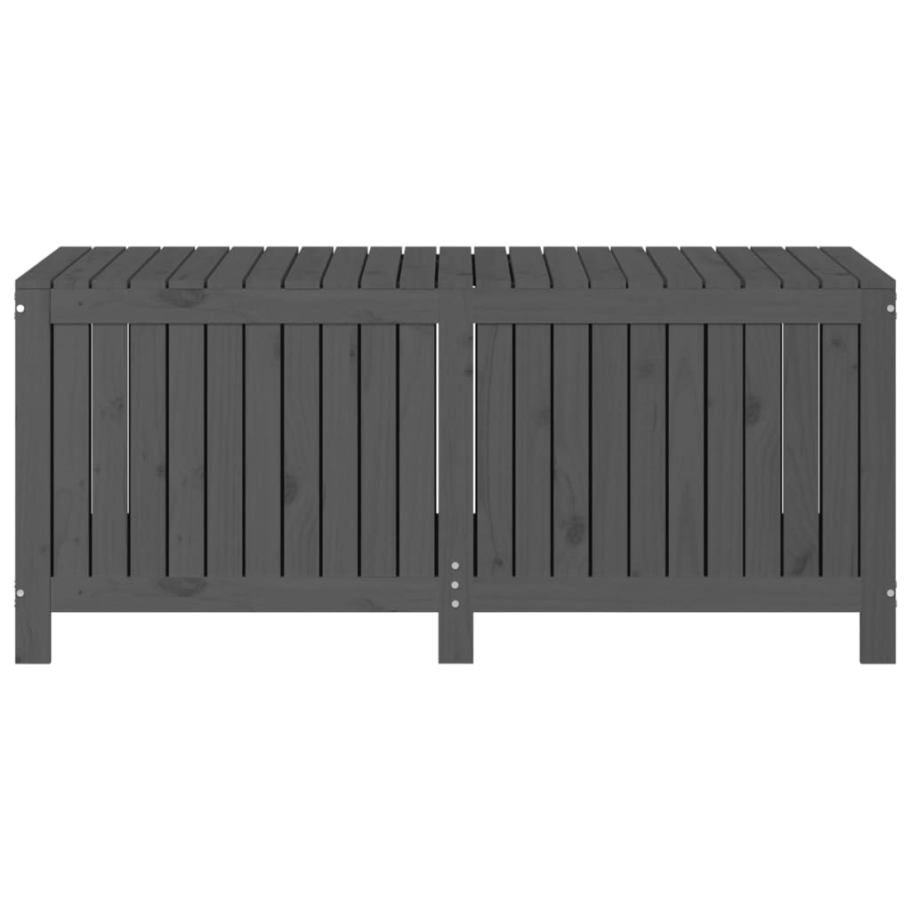 Tuinbox 147x68x64 cm massief grenenhout grijs - Afbeelding 6