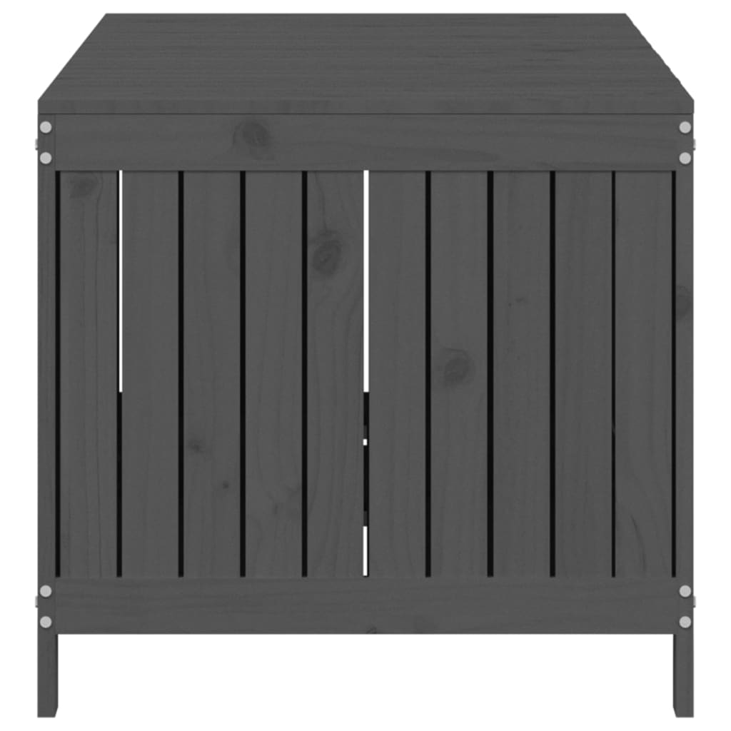 Tuinbox 147x68x64 cm massief grenenhout grijs - Afbeelding 7