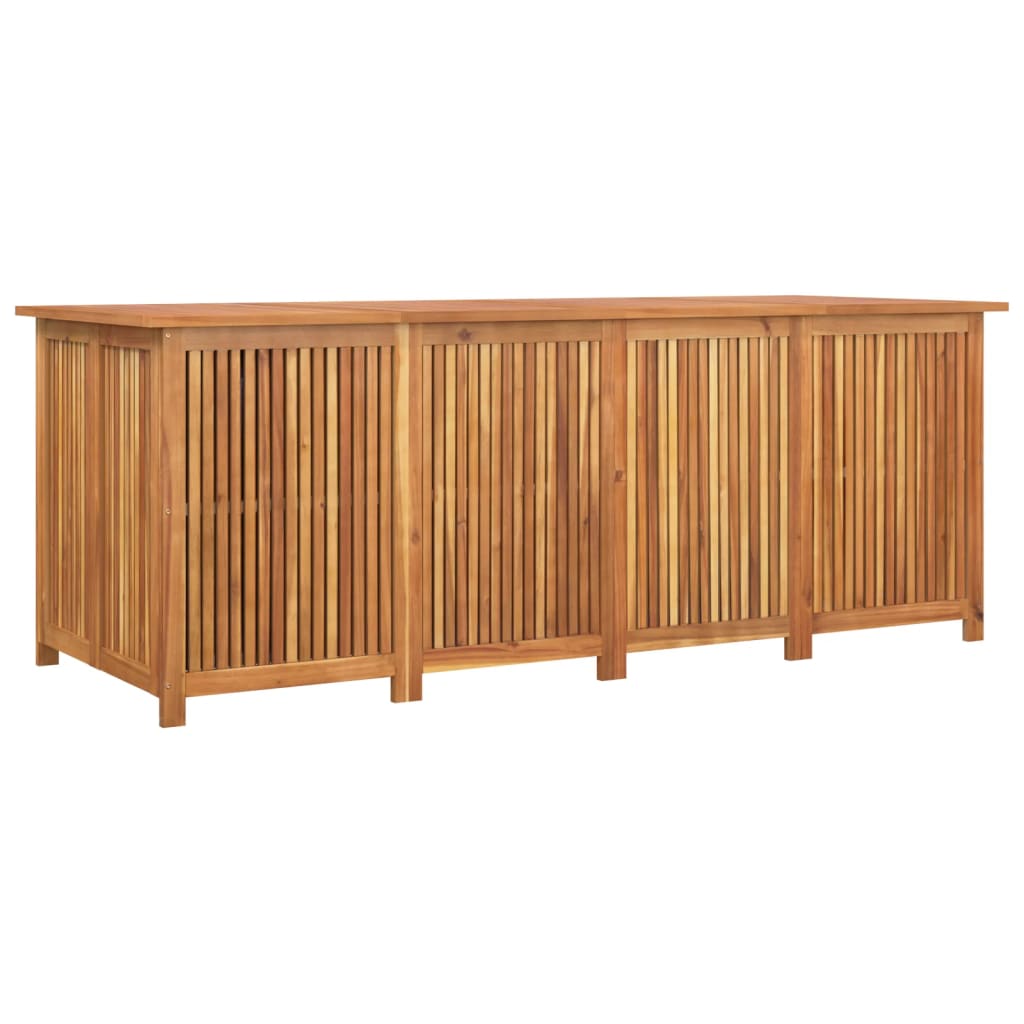 Tuinbox 200x80x75 cm massief acaciahout - Afbeelding 2