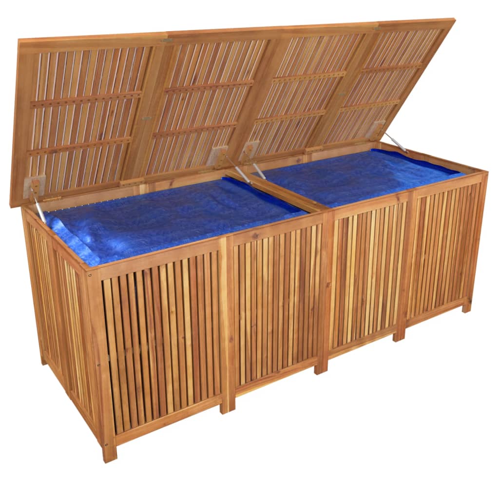 Tuinbox 200x80x75 cm massief acaciahout - Afbeelding 3