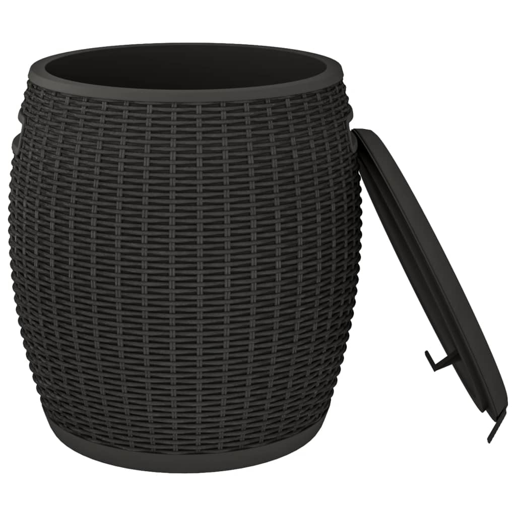 Tuinbox 4-in-1 polypropeen zwart - Afbeelding 4