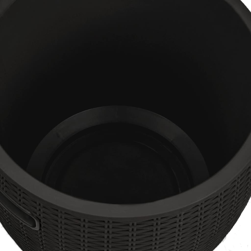 Tuinbox 4-in-1 polypropeen zwart - Afbeelding 8
