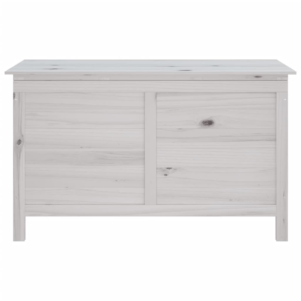 Tuinbox 99x49,5x58,5 cm massief vurenhout wit - Afbeelding 3
