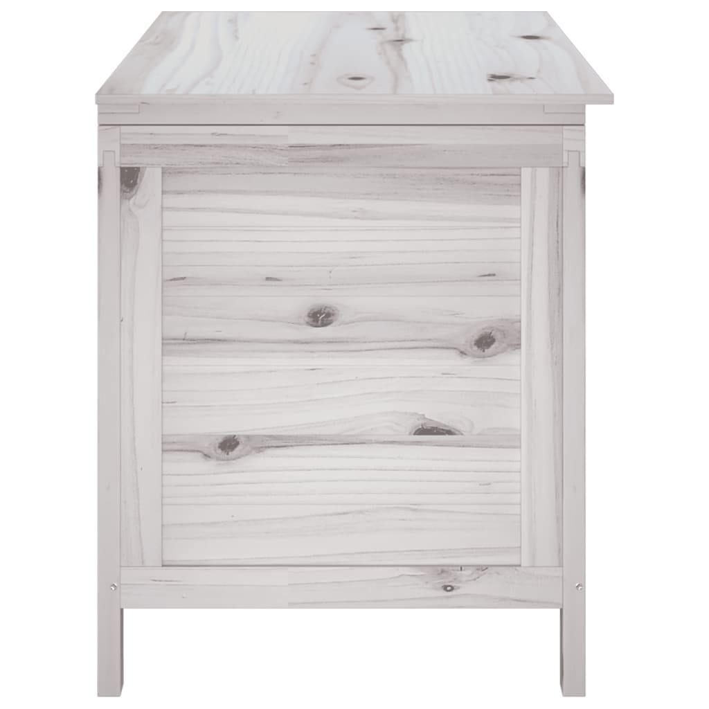 Tuinbox 99x49,5x58,5 cm massief vurenhout wit - Afbeelding 4