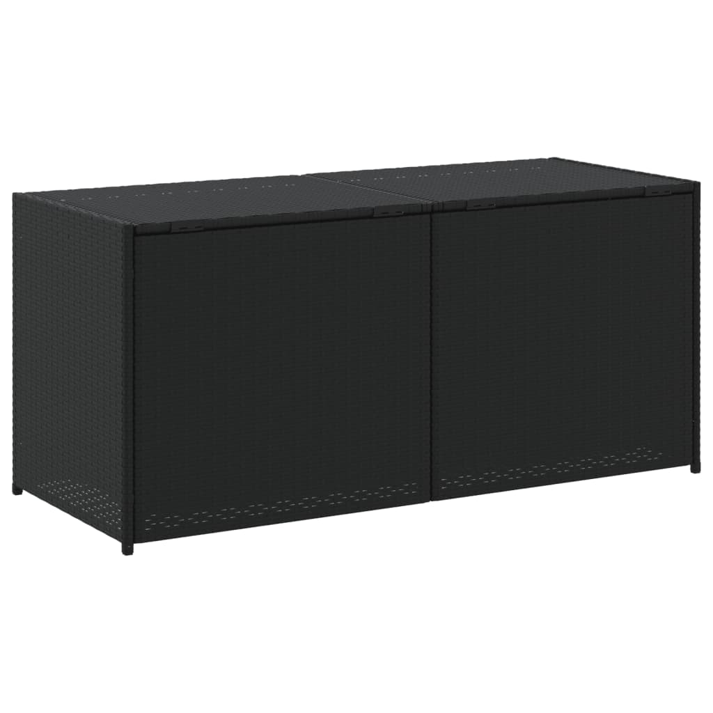 Tuinbox 283 L poly rattan zwart - Afbeelding 5