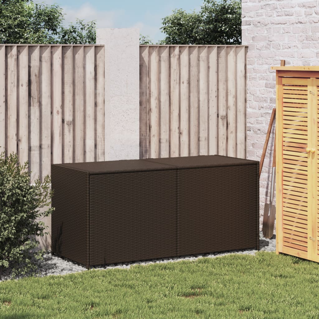Tuinbox 283 L poly rattan bruin - Afbeelding 3