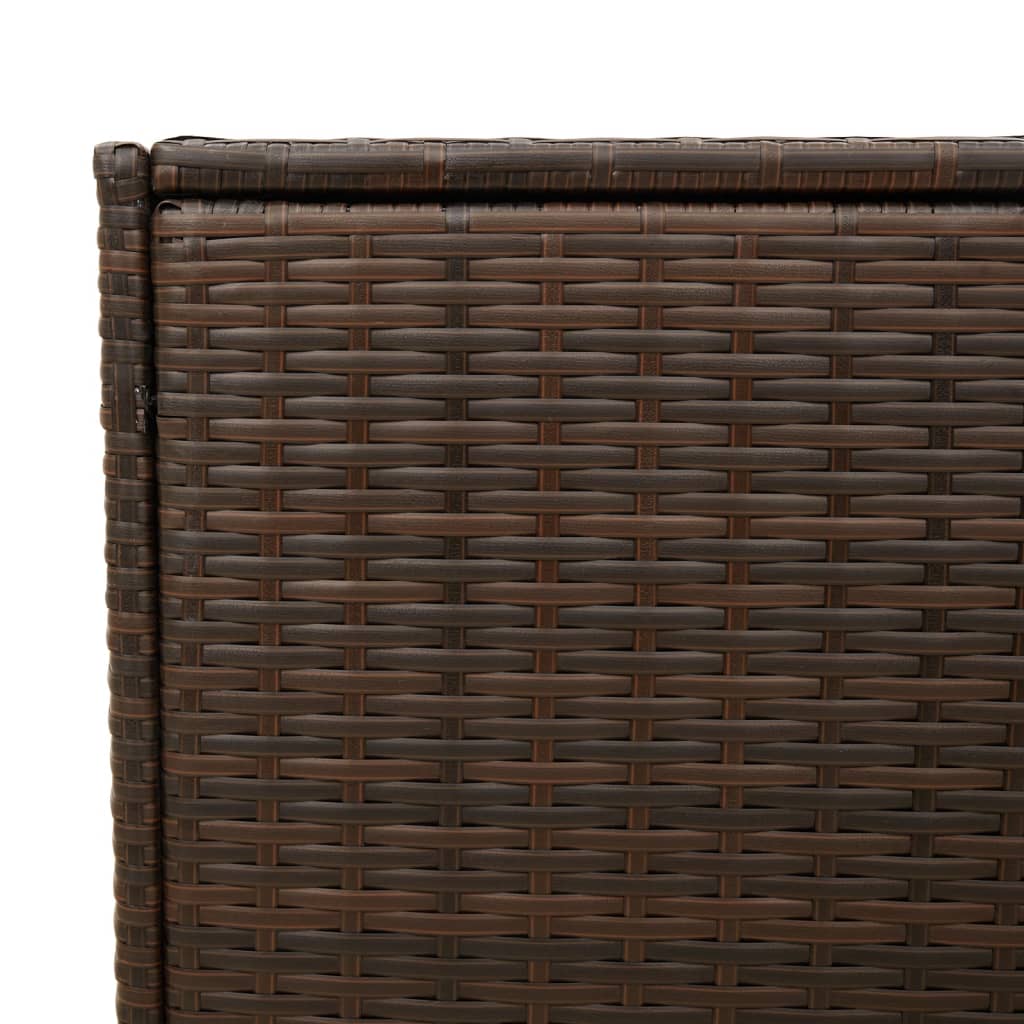 Tuinbox 283 L poly rattan bruin - Afbeelding 9