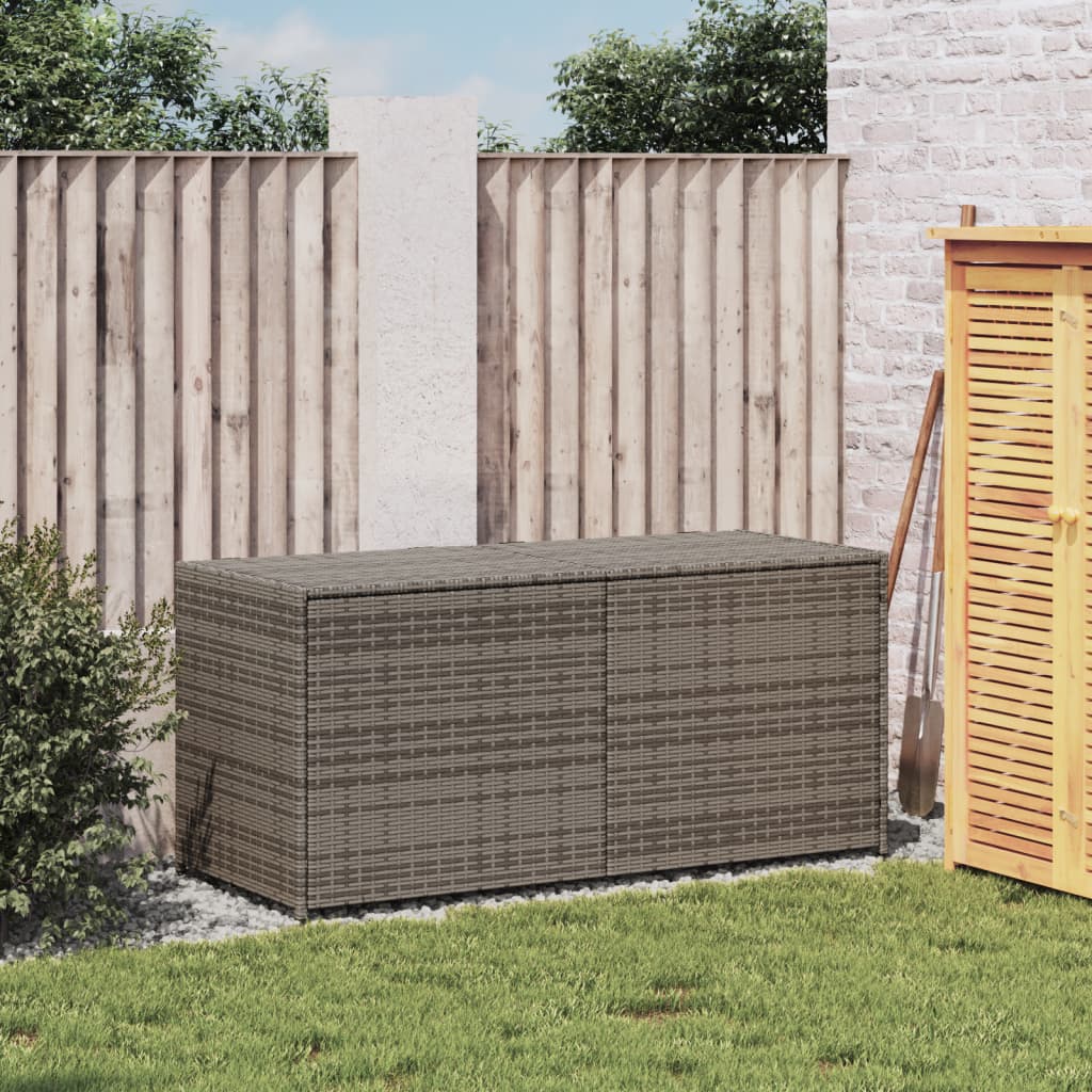 Tuinbox 283 L poly rattan grijs - Afbeelding 3