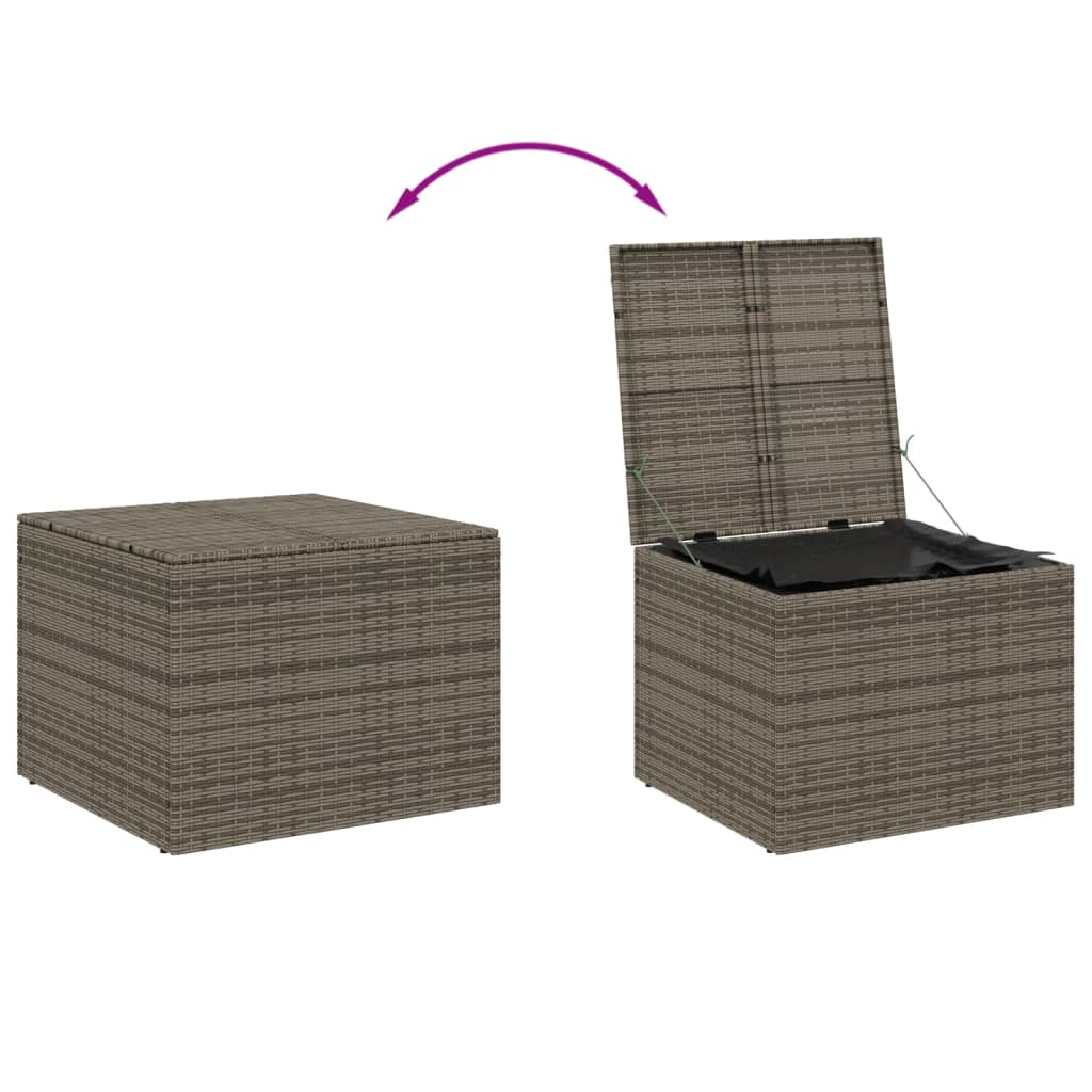 Tuinbox 291 L poly rattan grijs - Afbeelding 7