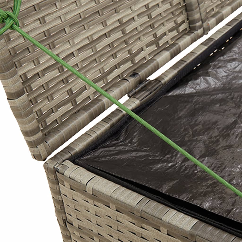 Tuinbox 291 L poly rattan grijs - Afbeelding 8