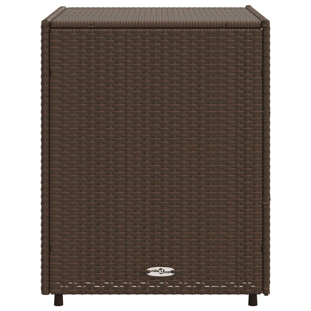 Tuinkast 55x59x69 cm poly rattan bruin - Afbeelding 8