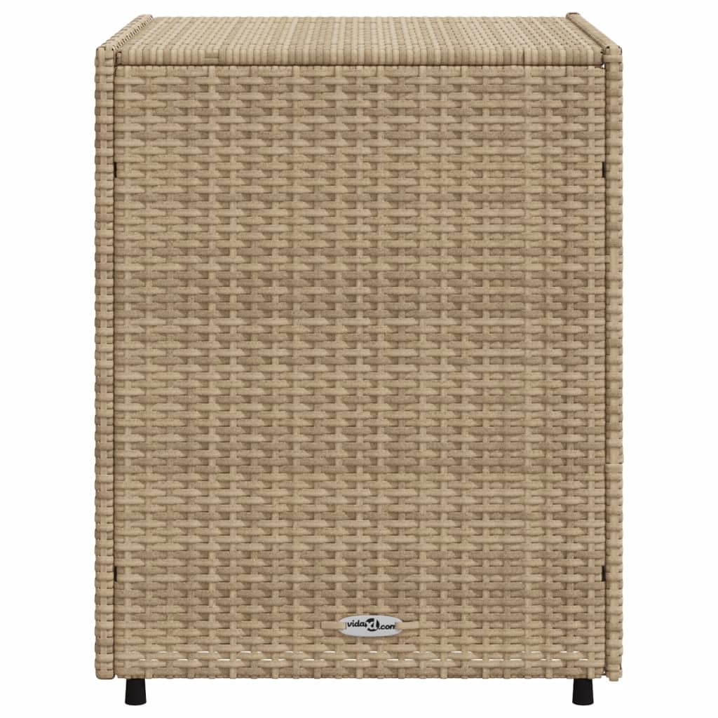 Tuinkast 55x59x69 cm poly rattan beige - Afbeelding 8