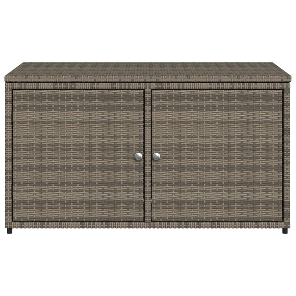 Tuinkast 110x55x60,5 cm poly rattan grijs - Afbeelding 6