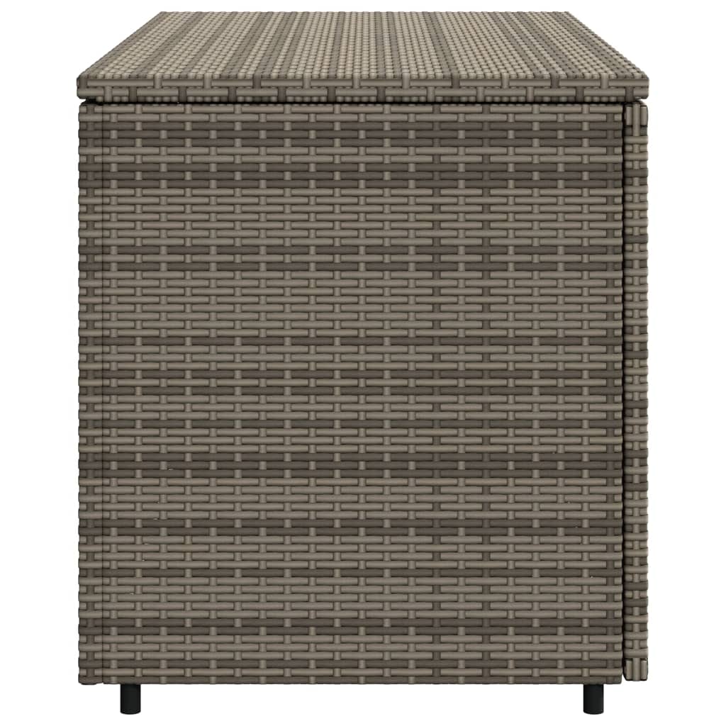 Tuinkast 110x55x60,5 cm poly rattan grijs - Afbeelding 7
