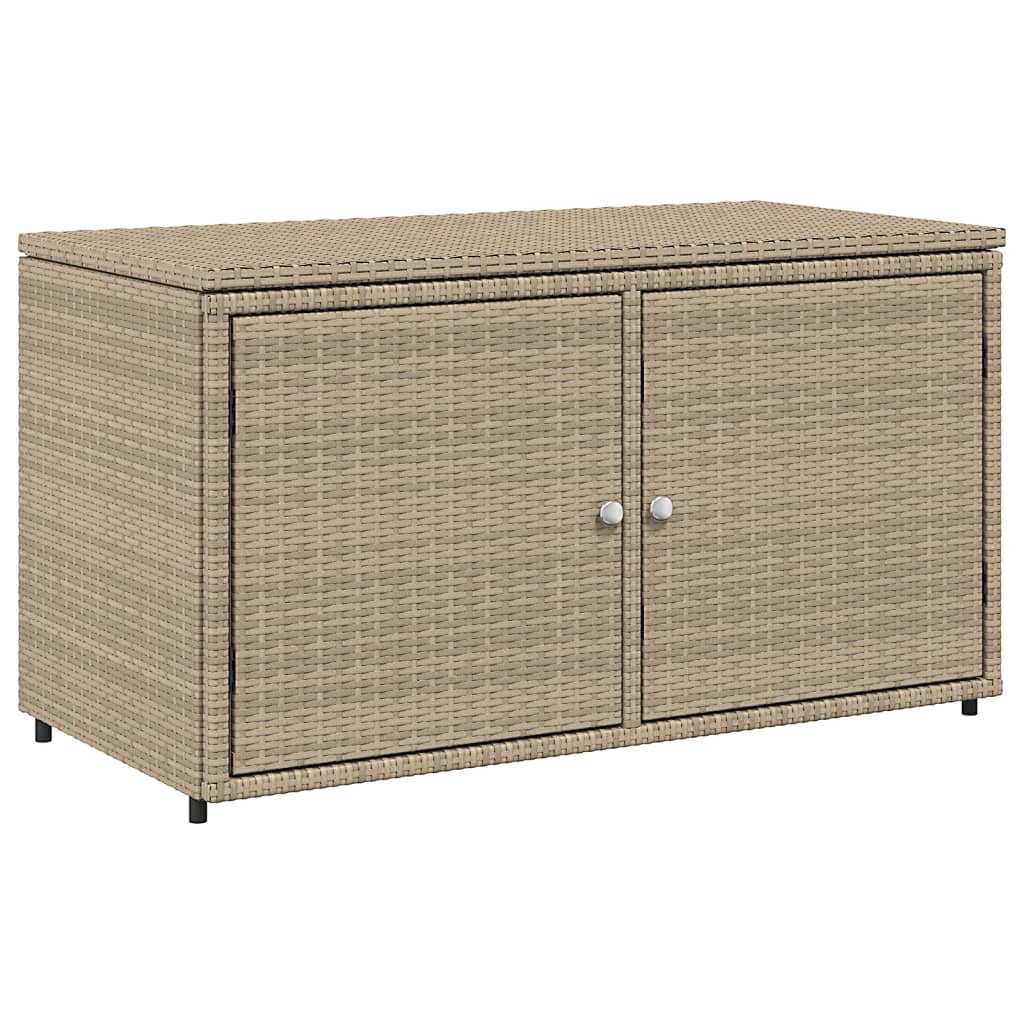 Tuinkast 110x55x60,5 cm poly rattan beige - Afbeelding 2